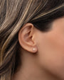 14K Gold Tiny Evil Eye Stud Earring, photo 2