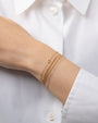 14K Gold Tiny Horseshoe Bracelet, photo 3