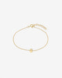14K Gold Tiny Paw Anklet, photo 1
