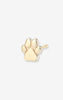 14K Gold Tiny Paw Stud Earring, photo 1