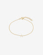 Pulsera de hueso de la suerte pequeño en oro de 14K, foto 1