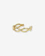 Ear cuff torcido en oro de 14K, foto 1