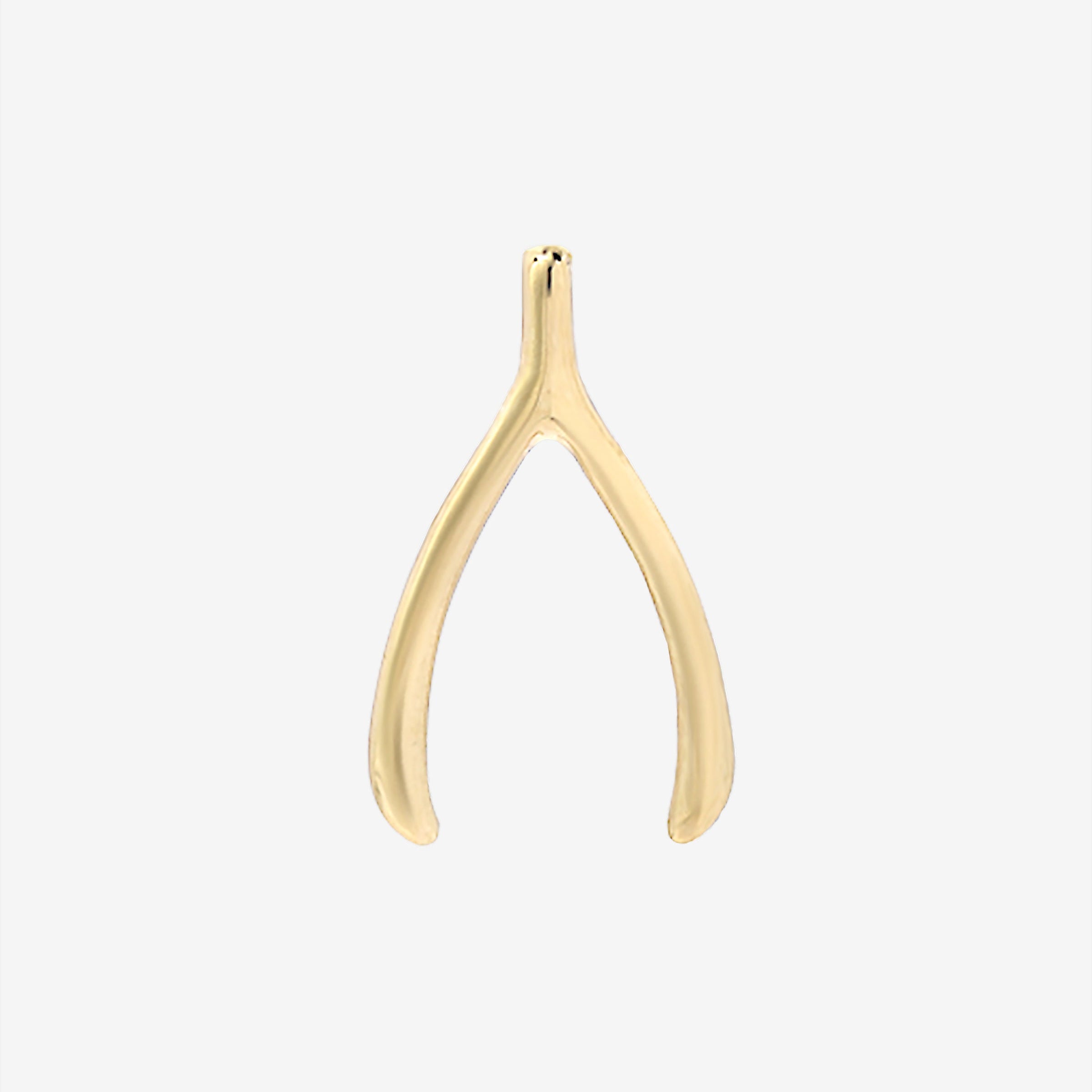 Dije de hueso de la suerte en oro de 14K, foto 1