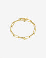 14K Gold Extra Large Paper Clip Chain Bracelet, photo 1