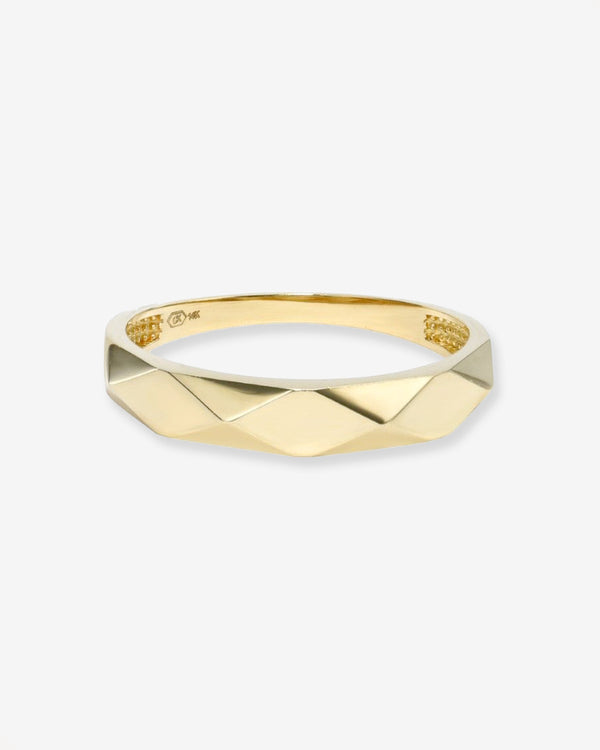 14K Gold Disco Ring, photo 1
