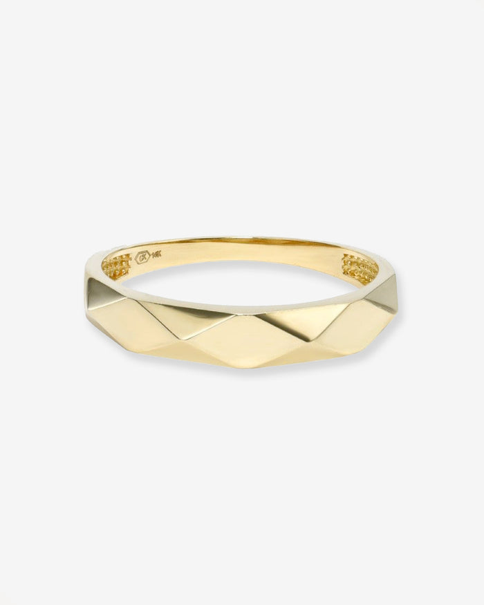 14K Gold Disco Ring, photo 1