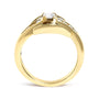 1 Ct. T.W. Princess Diamond Geometric Cocktail Ring in 14K Yellow Gold, photo 6