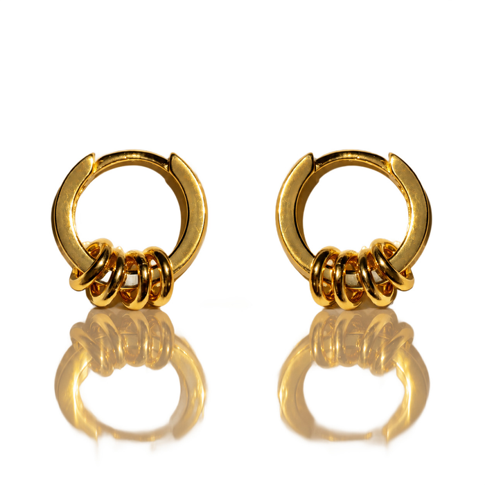 Links Hoop Earrings, photo 1
