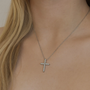 Faith Cubic Zirconia Cross Pendant Necklace, photo 8