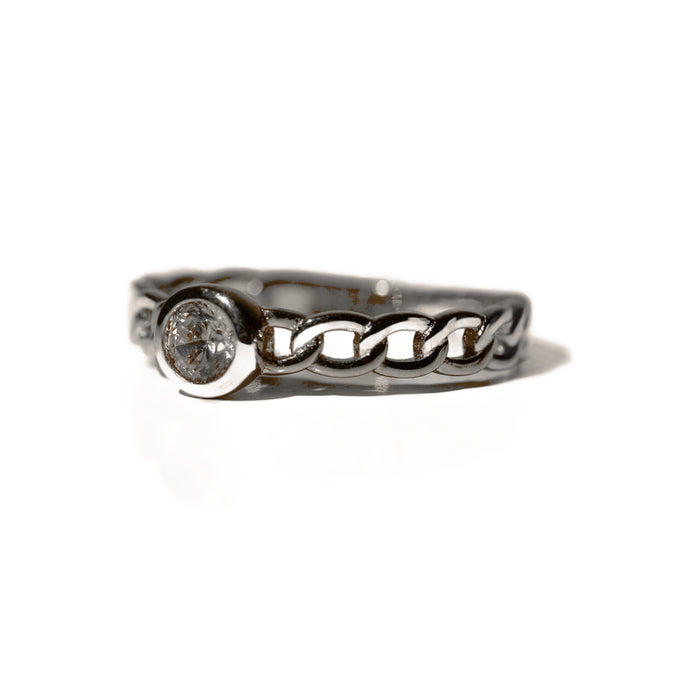 Circle Solitaire Ring, photo 1