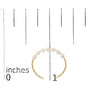 Freshwater Cultured Pearl Cuff Bangle Bracelet in 18K Yellow Gold, photo 5