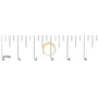 1/10 Ct. T.W. Diamond Star Burst Inlay Ring in 18K Yellow Gold, photo 7