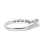 1/2 Ct. T.W. Diamond Princess-Cut Diamond Engagement Ring in 14K White Gold, photo 2