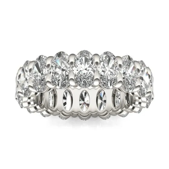 Argolla Couture Classic con diamantes cultivados en laboratorio de 4 CTW en oro de 14K, foto 1