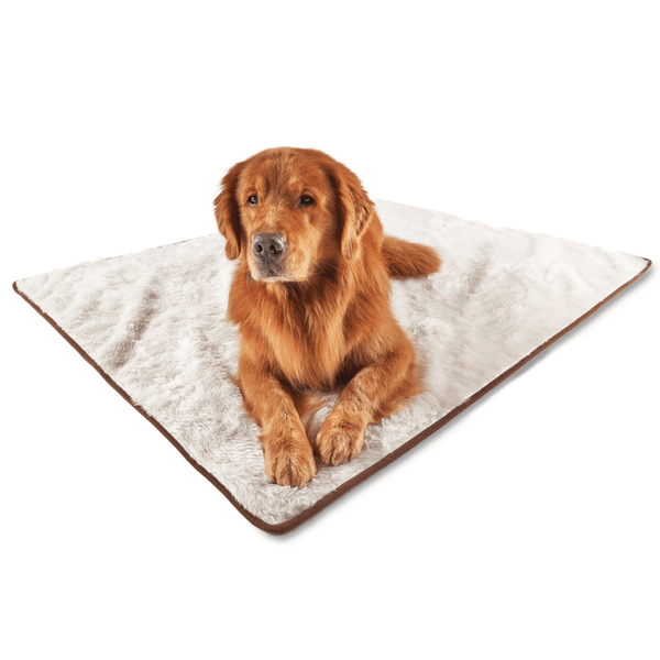PupProtector Summer Short Fur Waterproof Throw Blanket, Polar White