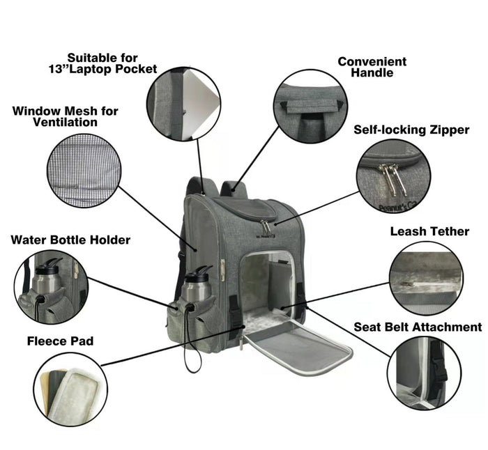 Aspen Backpack Pet Carrier, photo 11