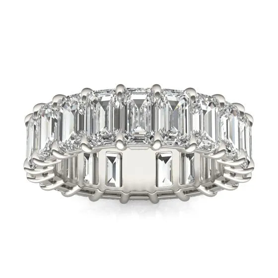 Argolla Couture Classic con diamantes cultivados en laboratorio de 6 1/4 CTW en oro de 14K, foto 1