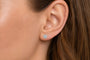 IGI Certified Lab-Grown Diamond Solitaire Stud Earrings in 14K Gold, photo 23