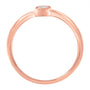 1/20 Ct. T.W. Miracle-Set Diamond Ring in 14K Rose Gold-Plated Sterling Silver, photo 2