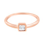 1/20 Ct. T.W. Miracle-Set Diamond Promise Ring in 14K Rose Gold-Plated Sterling Silver, photo 4