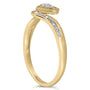 Diamond Accent Filigree Heart Promise Ring in 14K Yellow Gold-Plated Sterling Silver, photo 5
