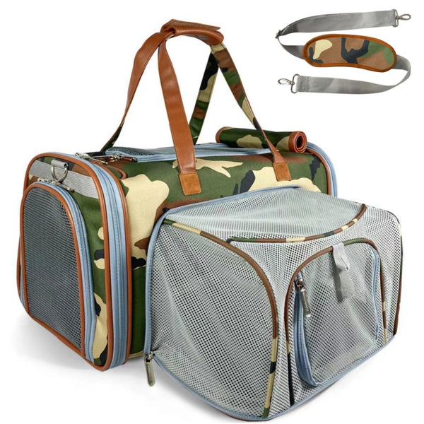 Gold Series Standard Expandable Pet Carrier, Prints Edition, photo 1