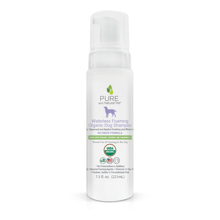 Waterless Foaming Organic Dog Shampoo