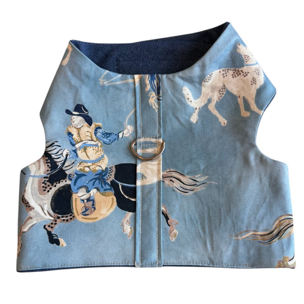 Horse Club Print Blue Harness, photo 1