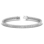 20 CTW Lab-Created Moissanite Tennis Bracelet, Gold-Plated, photo 1