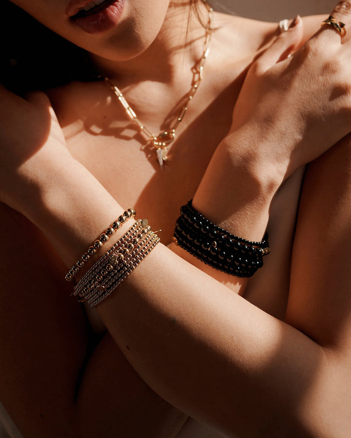 3mm Bead Stack Bracelet Set, photo 4