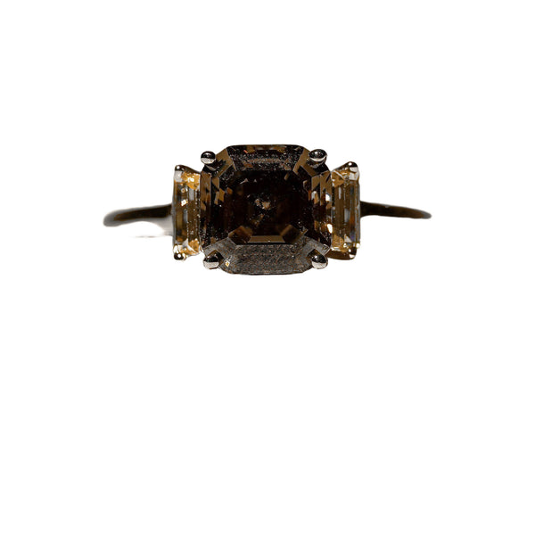 Dune Cubic Zirconia Centerstone Ring, photo 1