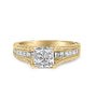 1 Ct. T.W. Princess Composite Diamond Engagement Ring in 14K Yellow Gold, photo 1