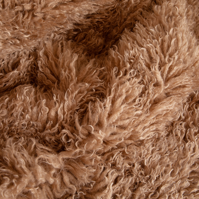 PupRug Luxe Faux Fur Orthopedic Dog Bed, Plush Sheep Tan, photo 9