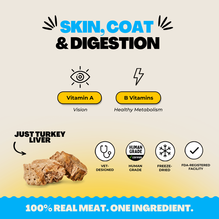 Freeze-Dried Turkey Liver Cat Treats, photo 3