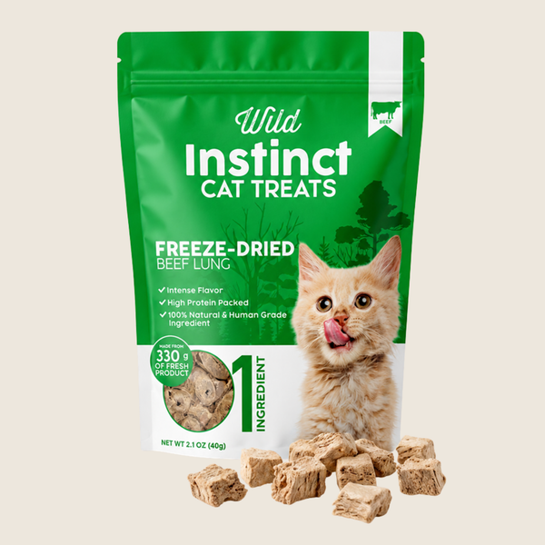 Freeze-Dried Beef Lung Cat Treats