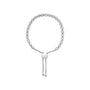 Pulsera tenis bolo ajustable con diamantes de 6 ct. p.t. en oro blanco de 14K, foto 4