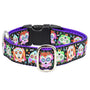 Collar martingala con hebilla para perro XOLO Sugar Skull Essential, 1 pulg. de ancho, foto 1