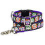 Correa de listón para perro XOLO Sugar Skull, 1 pulg. de ancho, foto 4