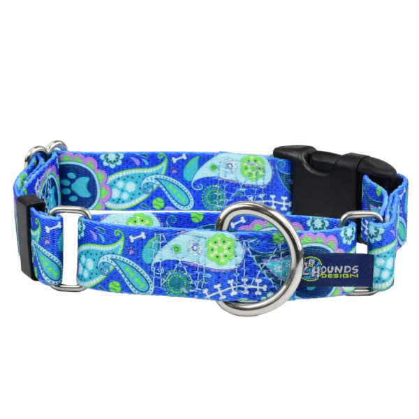 Collar martingala con hebilla para perro Paw Paisley EarthStyle, foto 3