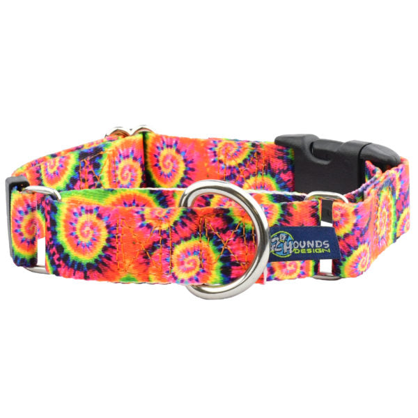 Collar martingala con hebilla para perro Classic Tie-Dye EarthStyle, foto 3