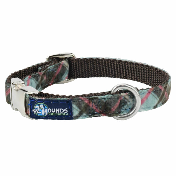 Jane’s Shirt Winter Plaid Velvet Essential Dog Collar, photo 2