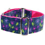 Midnight Dahlia Elite Velvet Buckle Martingale Dog Collar, photo 1
