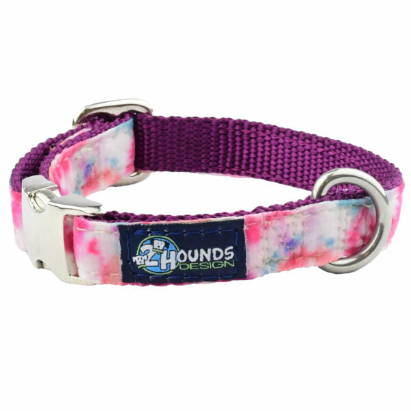 Collar con hebilla Velvet Essential Pink Tie-Dye, foto 2