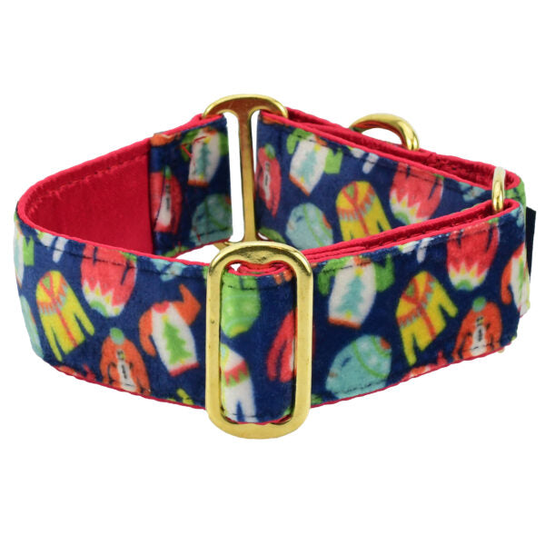 Cozy Sweaters Elite Velvet Martingale Dog Collar, photo 1