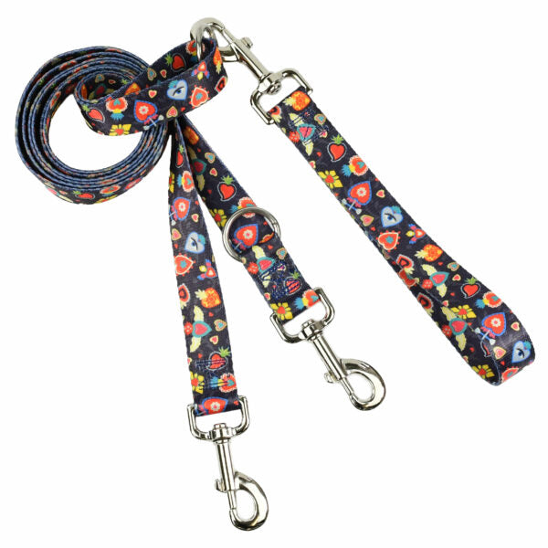 Arnés antitirones para perro Freedom No-Pull Gothic Hearts EarthStyle, foto 3