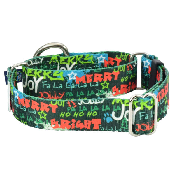 Collar martingala para perro Holiday Graffiti EarthStyle, foto 2