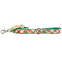 Christmas Plaid Cream Velvet Dog Leash, photo 3