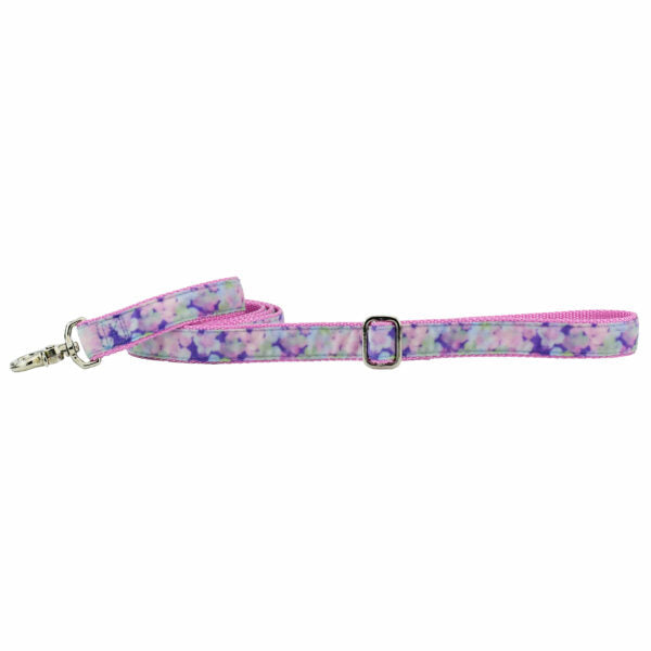 Hydrangea Velvet Dog Leash, photo 3
