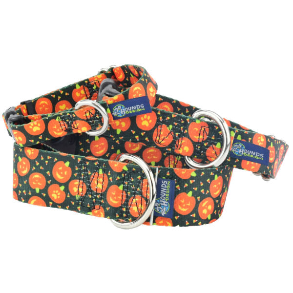 Collar martingala con hebilla para perro Jack O Lantern EarthStyle, foto 1