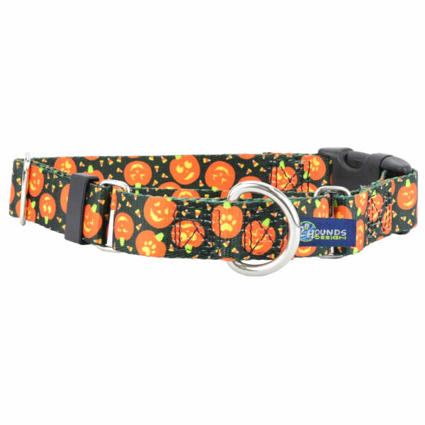 Collar martingala con hebilla para perro Jack O Lantern EarthStyle, foto 3